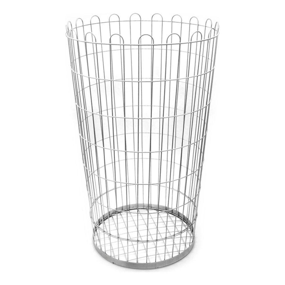 Lixeira Aramado Cesto Galvanizada 100 Litros Jsn - 1