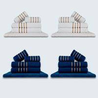 Jogo De Toalhas 20 Pçs Coleção Montreal 100% Algodão Br+az - 1