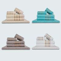 Jogo De Toalhas 20 Pçs Coleção Montreal 100% Algodão Bg+vd+cz+br - 1