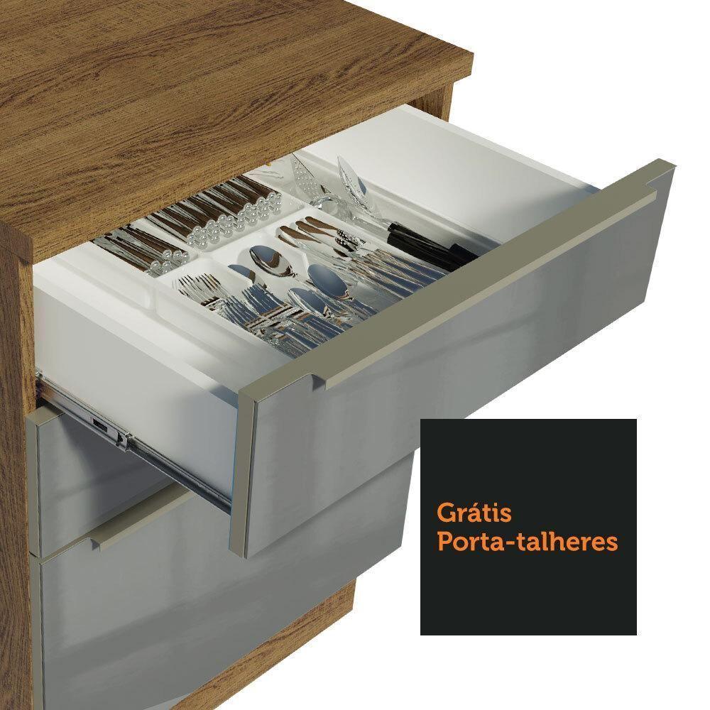 Cozinha Completa Madesa com Armário e Balcão Rustic/cinza - 10