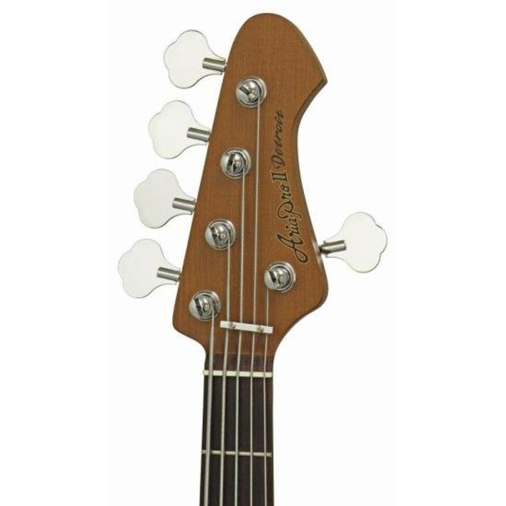 Contrabaixo Aria Pro Ii 313-bb/5 Detroit 5 Cordas Bourbon Barrel [f002] - 4