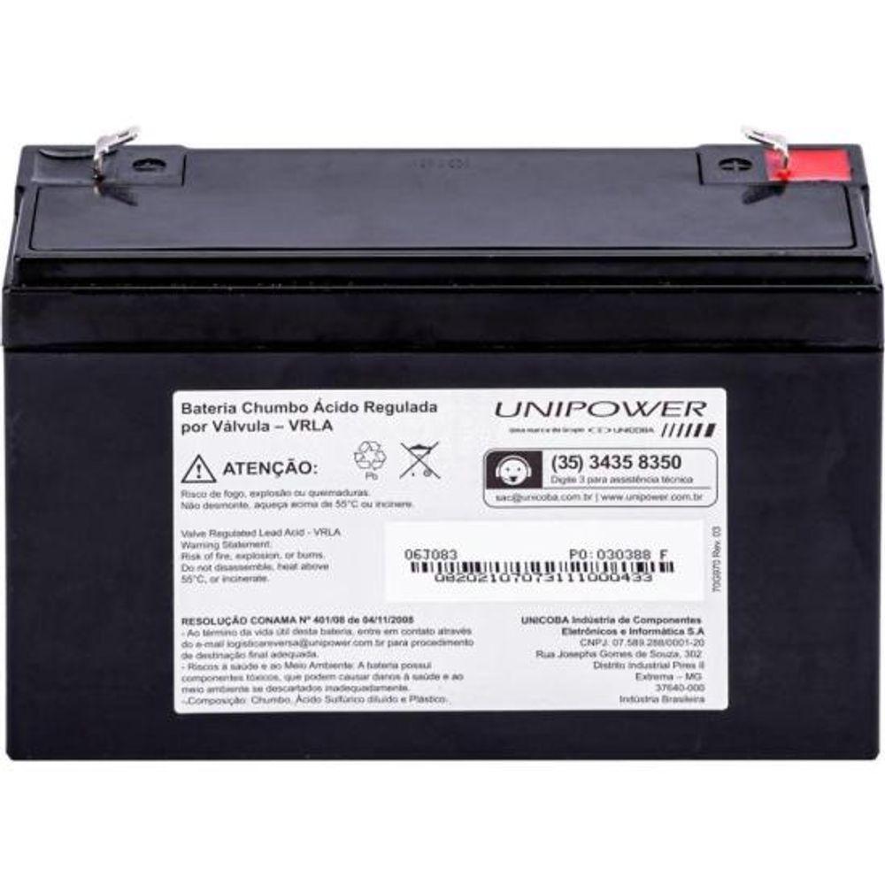 Bateria Estacionária Selada 6v 12ah Vrla Up6120 Unipower [f002] - 6