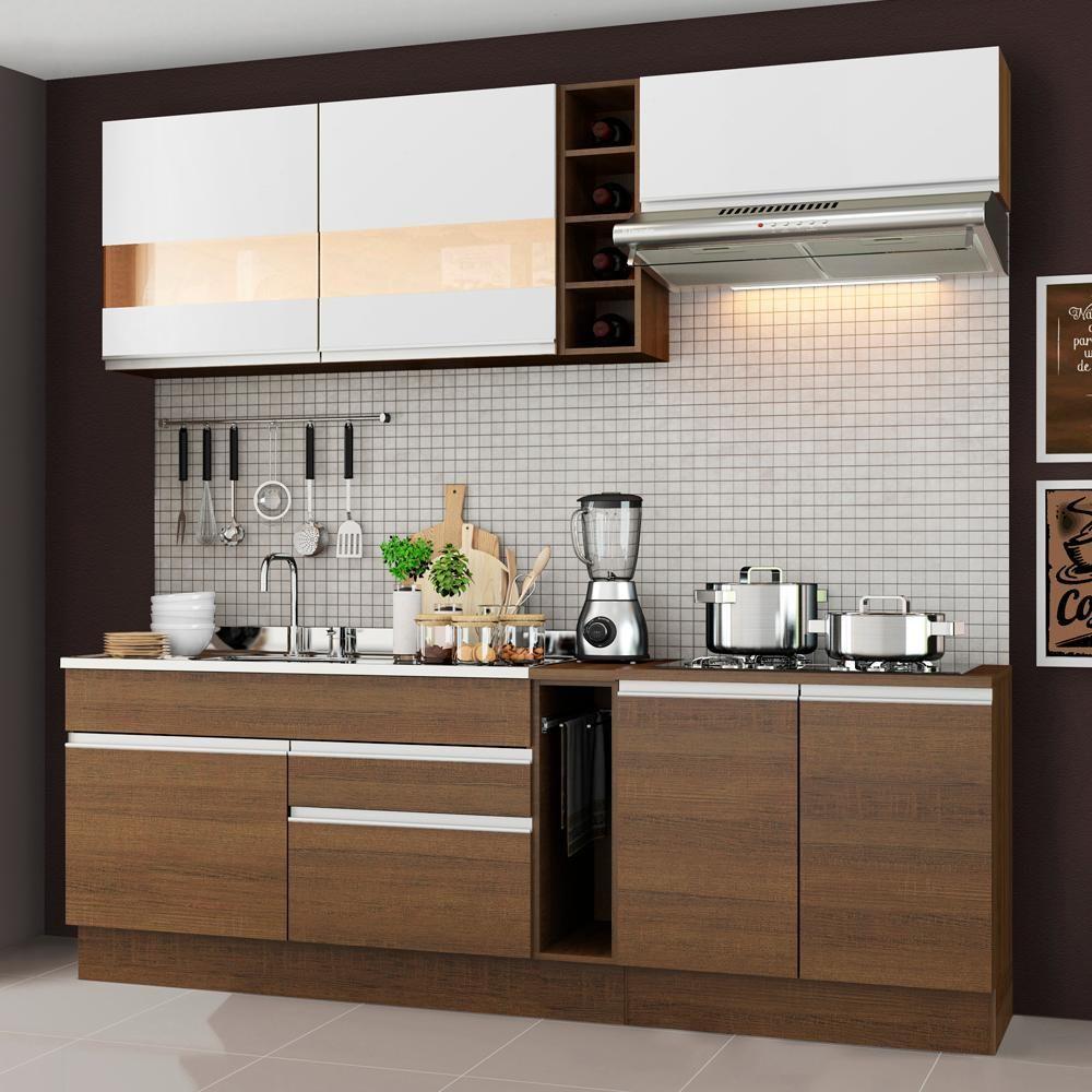 Cozinha Completa Madesa com Armário e Balcão Parma - 5