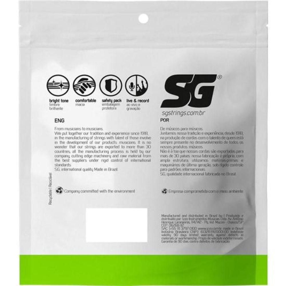 Encordoamento Para Baixo 6 Cordas 0.32 Light Sg [f002] - 2