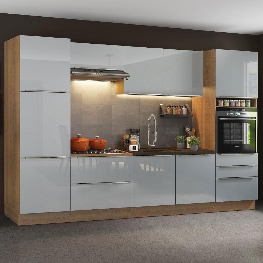 Cozinha Completa Madesa Armário e Balcão 9 Portas 5 Gavetas - 1