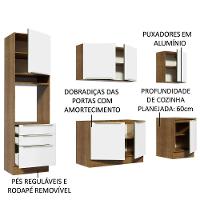 Cozinha Completa Madesa Lux Com Armário E Balcão 7 Portas 3 Gavetas - 10