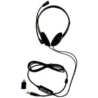 Headset Office Bright Usb Com Adaptador Usb-c [f002] - 2