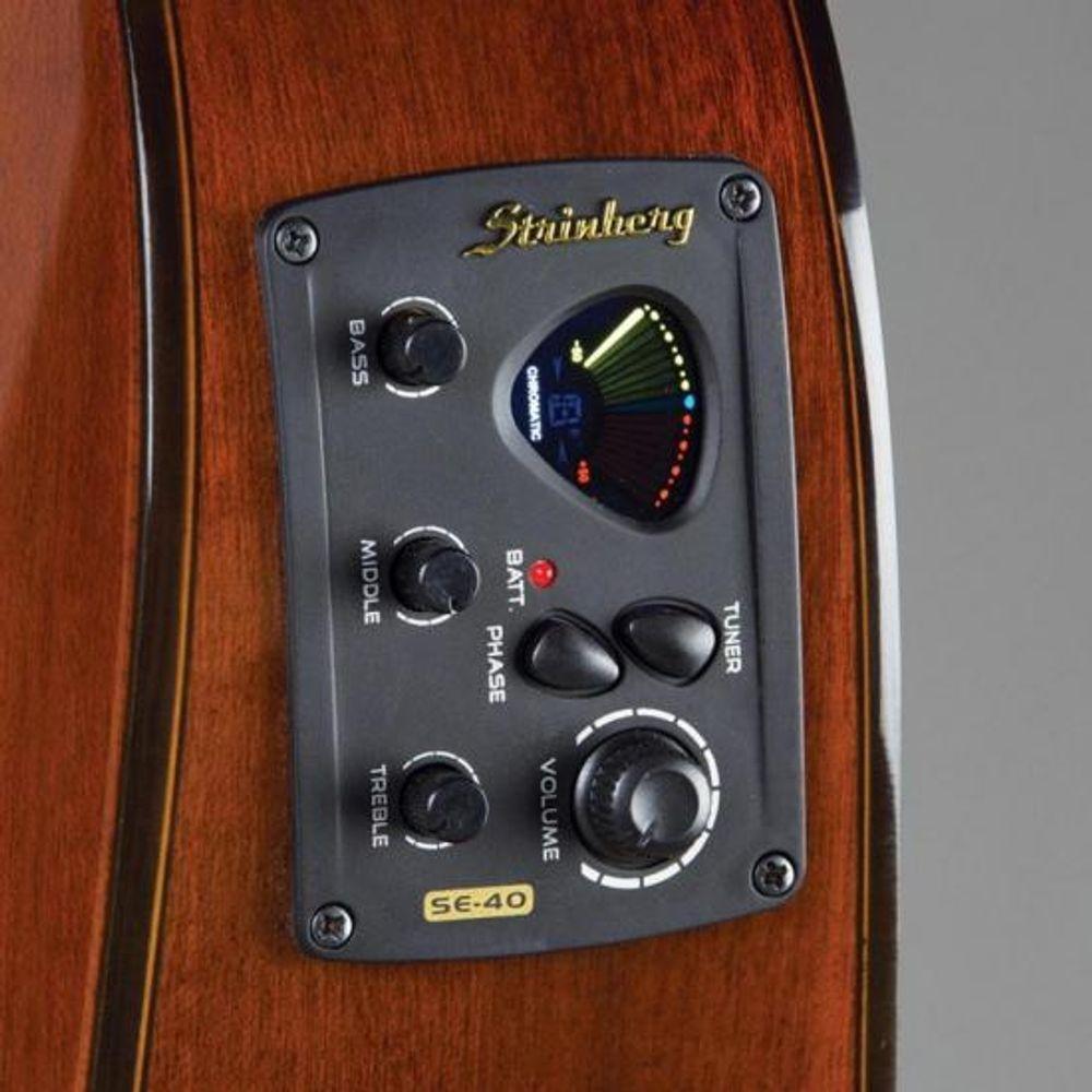 Violão Eletroacústico Strinberg Sf200c Aço Mogno Satin [f002] - 2