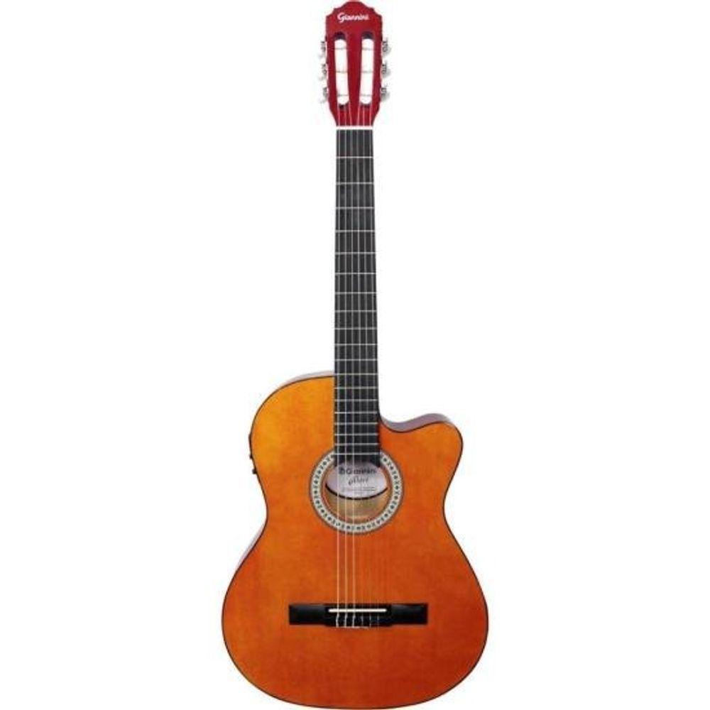 Violão Giannini Nf14 Ceq Eletroacústico Nylon Natural [f002] - 1