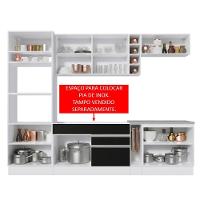 Cozinha Completa Madesa Com Armário E Balcão Branco/preto - 14