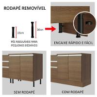 Cozinha Completa Madesa Com Armário E Balcão Branco/preto - 16