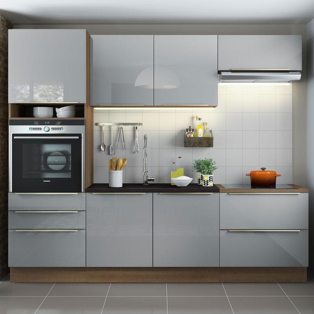 Cozinha Completa Madesa Armário e Balcão 6 Portas 5 Gavetas - 1