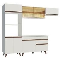 Cozinha Completa Reims com Armário e Balcão Branco Madesa - 1