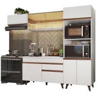 Cozinha Completa Reims com Armário e Balcão Branco Madesa - 2