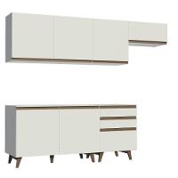 Cozinha Completa Reims com Armário e Balcão Branco Madesa - 2