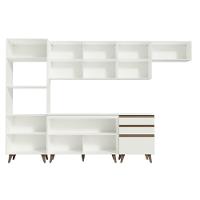 Cozinha Completa Reims com Armário e Balcão Branco Madesa - 2