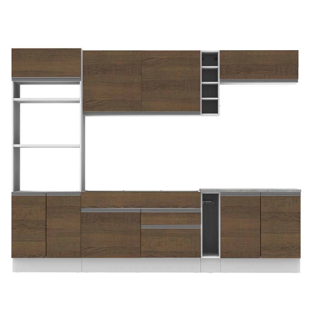 Cozinha Completa Vicenza Rustic com Armário e Balcão Madesa - 2