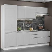 Cozinha Completa Mdf Madesa Acordes Frentes Branco Brilho - 3