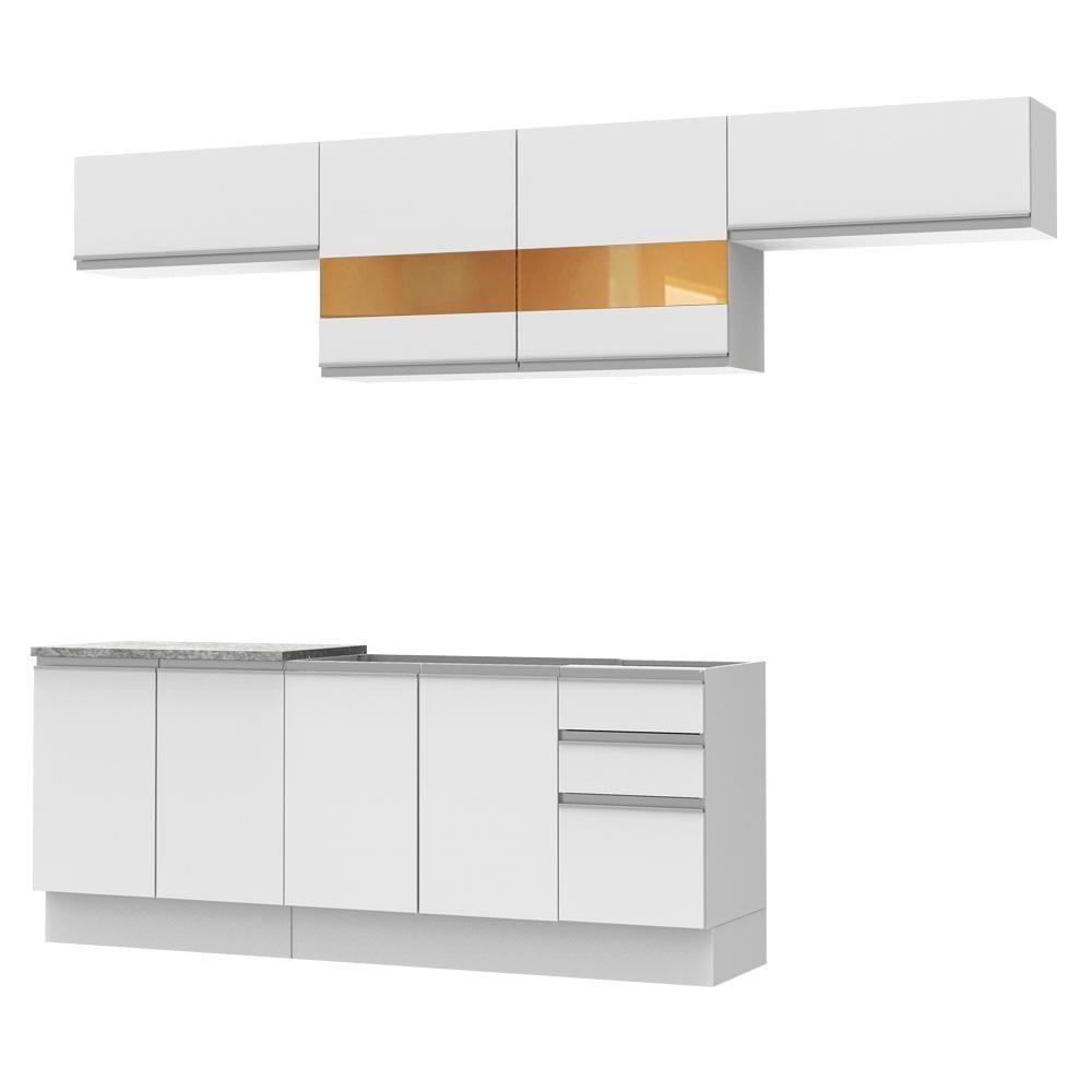 Cozinha Completa Mariana com Armário e Balcão Madesa - 3