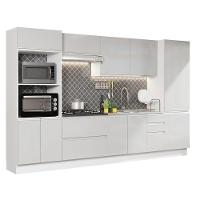 Cozinha Completa Mdf Madesa Acordes Frentes Branco Brilho - 5