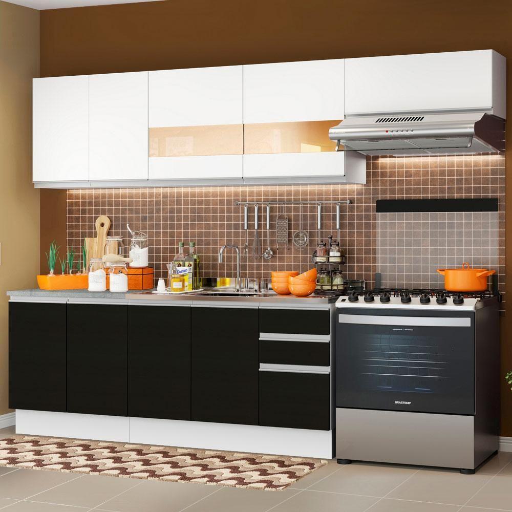 Cozinha Completa Marcela com Armário e Balcão Madesa - 2