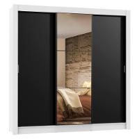 Guarda Roupa 3 Portas De Correr Com Espelho 2 Gavetas Madesa - 2