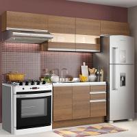 Cozinha Marina Rustic com Armário e Balcão Madesa - 1