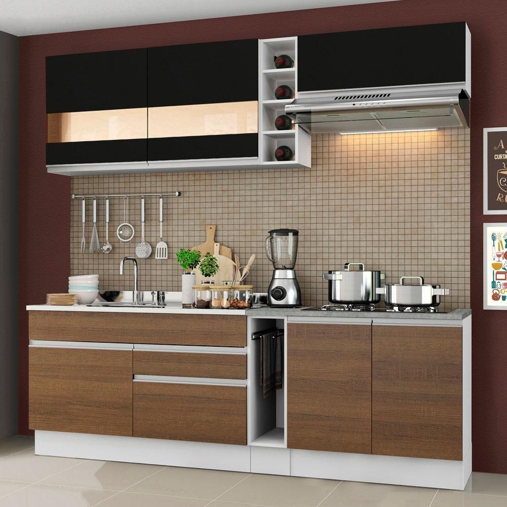 Cozinha Completa Madesa Parma com Armário e Balcão - 2