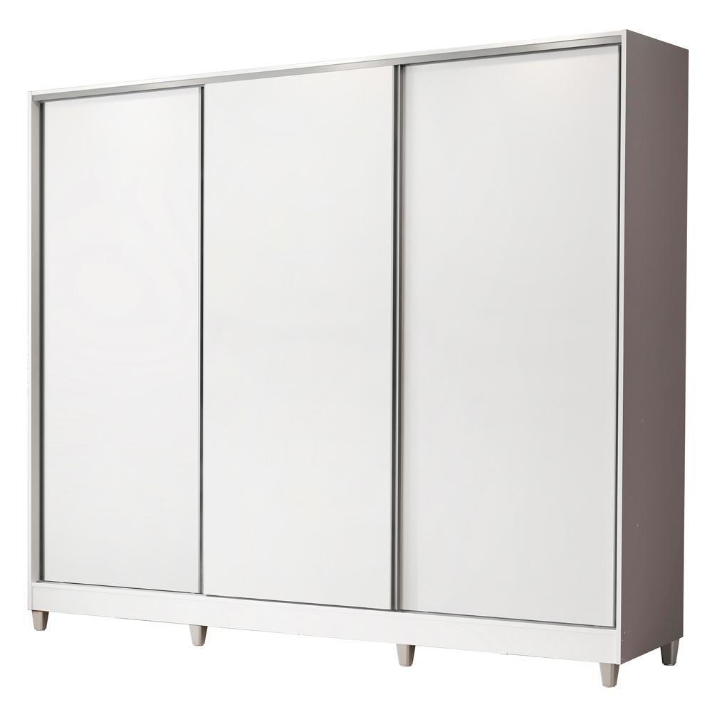 Guarda Roupa Royale 100% MDF 3 Portas Correr e Pés Madesa - 1