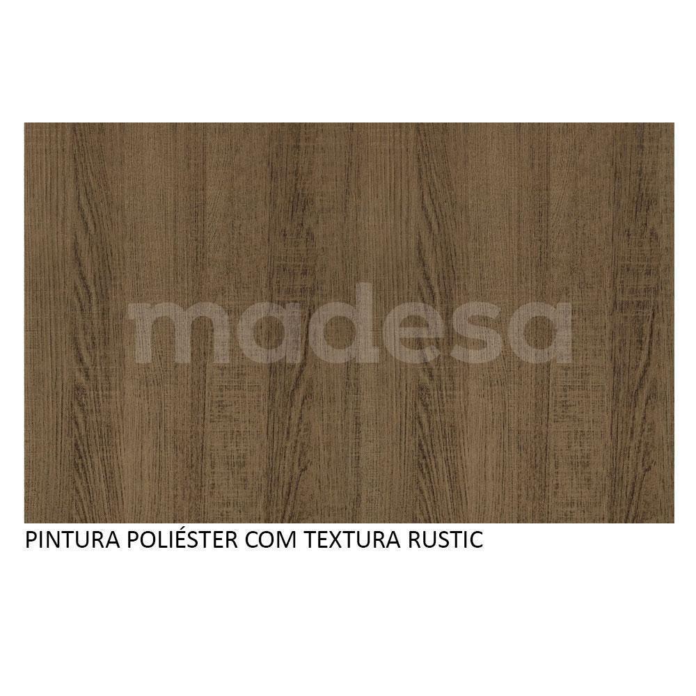 Guarda Roupas Luke Rustic 2 Portas Espelho Correr Madesa - 3