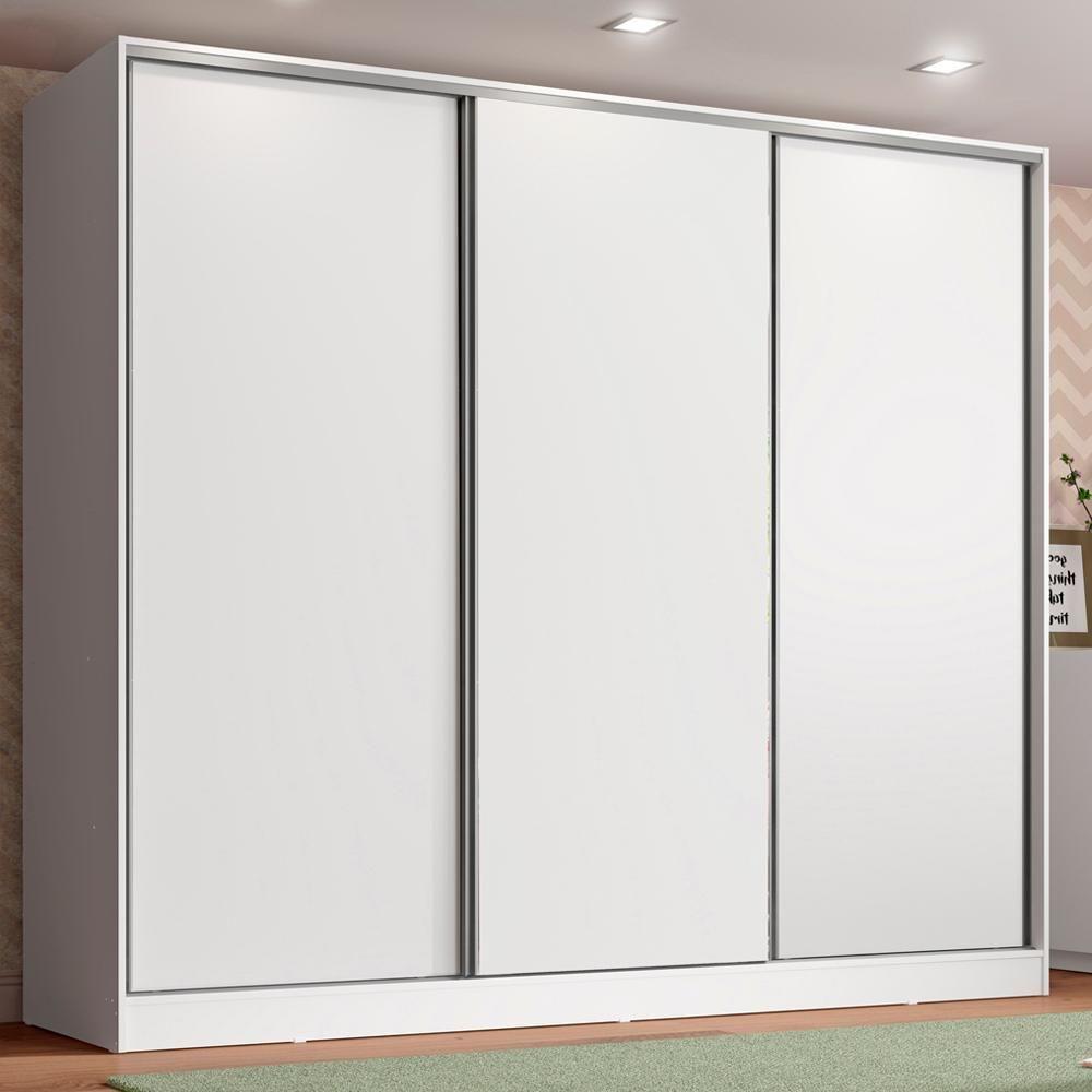 Guarda Roupa Infantil Logan 3 Portas de Correr Madesa - 7