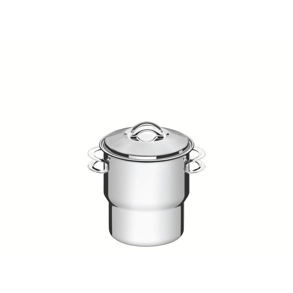 Cuscuzeira Tramontina Solar Em Aço Inox Com Tampa E Alças 2,2l 14cm - 1