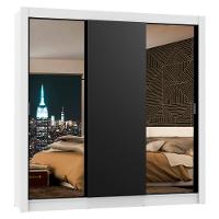 Guarda Roupa Casal Mônaco 3 Portas de Correr Espelhos Madesa - 1