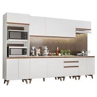 Cozinha Completa Madesa Reims 320002 Com Armário E Balcão Branco - 2