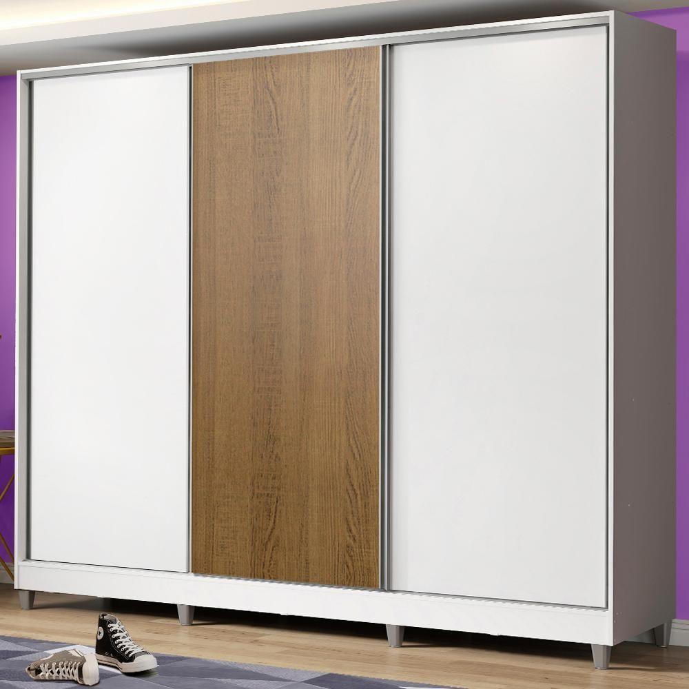 Guarda Roupa Casal Kevin 3 Portas MDF Madesa - 1