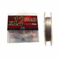 Linha Multifilamento Victoria 12 Fios 150m Cinza Medida 0,24mm 39lb - 3