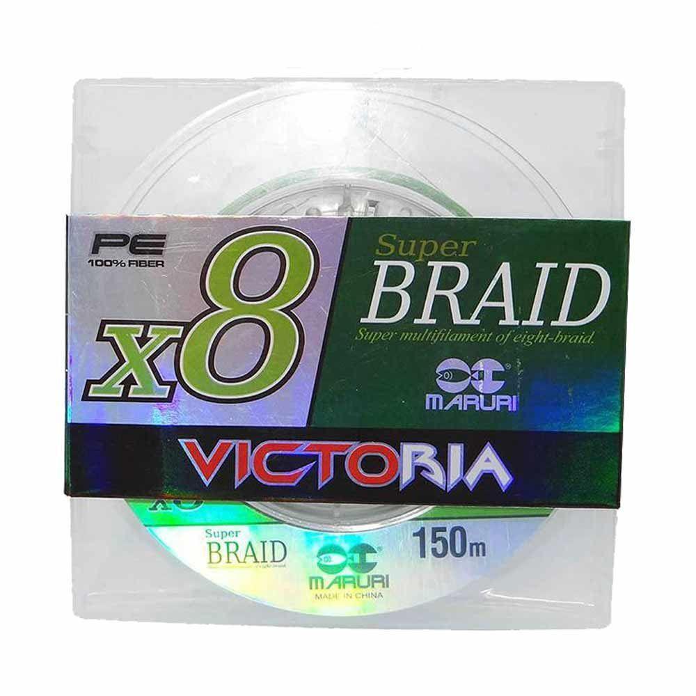 Linha Multifilamento Victoria 8 Fios 150m Verde Medida 0,27mm 30lbs - 3