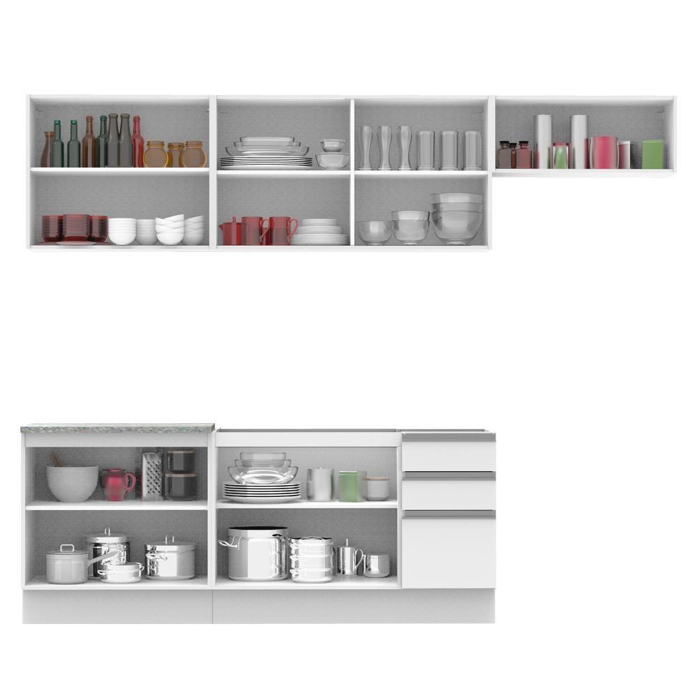 Cozinha Completa Marcela com Armário e Balcão - Madesa - 7