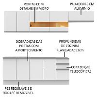 Cozinha Completa Marcela com Armário e Balcão - Madesa