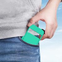 Suporte Celular Formato Cadeira Portatil Dobravel De Mesa Criativo Verde - 3