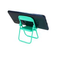 Suporte Celular Formato Cadeira Portatil Dobravel De Mesa Criativo Verde