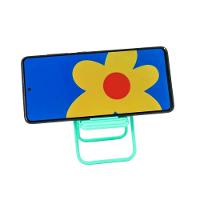 Suporte Celular Formato Cadeira Portatil Dobravel De Mesa Criativo Verde - 6