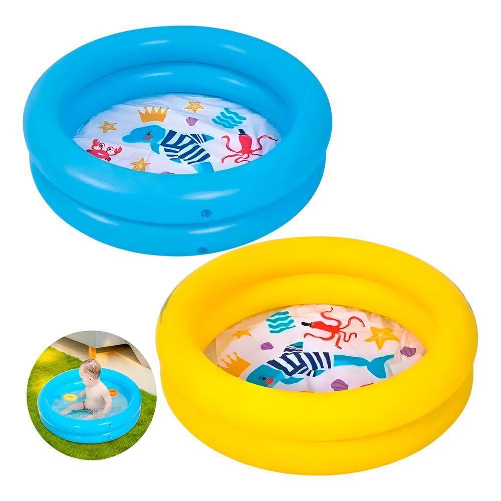 Piscina Inflável Redonda Animais Marinhos Infantil 46 Litros - 1