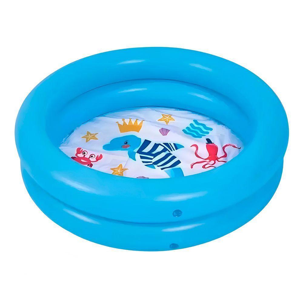 Piscina Inflável Redonda Animais Marinhos Infantil 46 Litros - 4