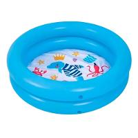 Piscina Inflável Redonda Animais Marinhos Infantil 46 Litros - 4