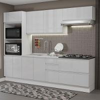 Cozinha Completa Mdf Madesa Acordes Frentes Branco Brilho - 6
