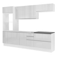 Cozinha Completa Mdf Madesa Acordes Frentes Branco Brilho - 8