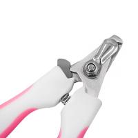 Alicate Pet Tesoura Corte De Unhas Cachorro Gato Com Lixa Rosa