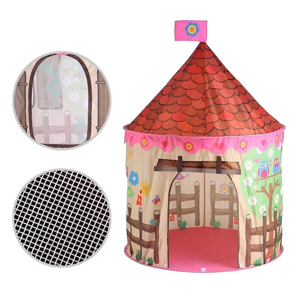 Barraca Infantil Cabana Tenda Toca Casinha Castelo Portátil - 3