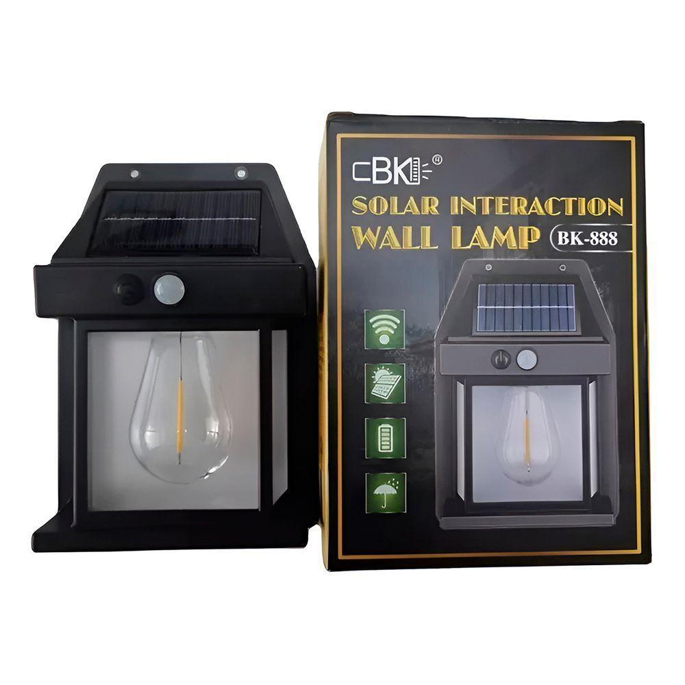 Luminária Estilo Arandela Iluminação Externa Led Solar - 4